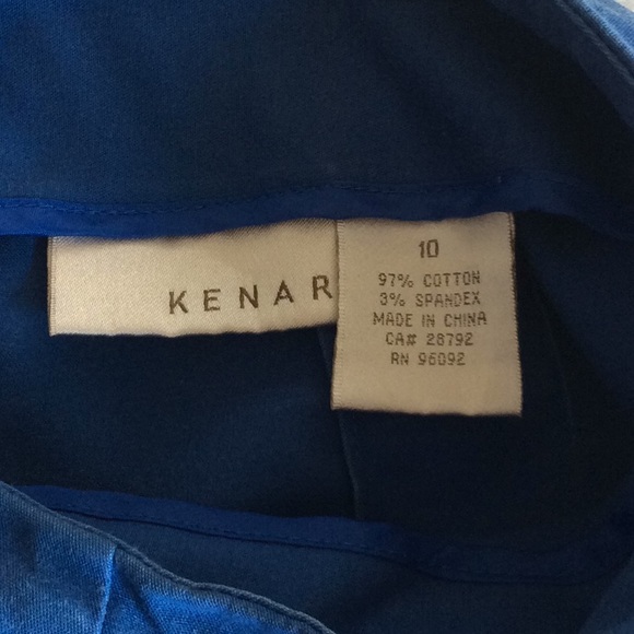 Kenar royal blue pencil skirt - Picture 5 of 5